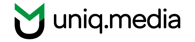 Logo drukarni Uniq.media